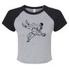 Women's Micro Rib Raglan Baby Tee Thumbnail