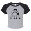 Women's Micro Rib Raglan Baby Tee Thumbnail