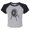 Women's Micro Rib Raglan Baby Tee Thumbnail