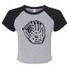 Women's Micro Rib Raglan Baby Tee Thumbnail