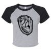 Women's Micro Rib Raglan Baby Tee Thumbnail