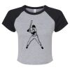 Women's Micro Rib Raglan Baby Tee Thumbnail