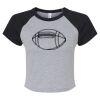 Women's Micro Rib Raglan Baby Tee Thumbnail