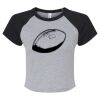 Women's Micro Rib Raglan Baby Tee Thumbnail