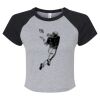 Women's Micro Rib Raglan Baby Tee Thumbnail