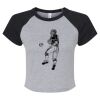 Women's Micro Rib Raglan Baby Tee Thumbnail