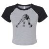 Women's Micro Rib Raglan Baby Tee Thumbnail