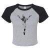 Women's Micro Rib Raglan Baby Tee Thumbnail