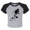 Women's Micro Rib Raglan Baby Tee Thumbnail