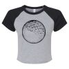 Women's Micro Rib Raglan Baby Tee Thumbnail
