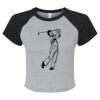 Women's Micro Rib Raglan Baby Tee Thumbnail