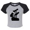Women's Micro Rib Raglan Baby Tee Thumbnail