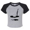 Women's Micro Rib Raglan Baby Tee Thumbnail