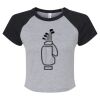 Women's Micro Rib Raglan Baby Tee Thumbnail