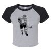 Women's Micro Rib Raglan Baby Tee Thumbnail