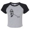 Women's Micro Rib Raglan Baby Tee Thumbnail