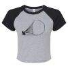 Women's Micro Rib Raglan Baby Tee Thumbnail