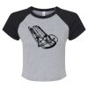 Women's Micro Rib Raglan Baby Tee Thumbnail