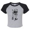 Women's Micro Rib Raglan Baby Tee Thumbnail