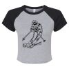 Women's Micro Rib Raglan Baby Tee Thumbnail