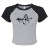 Women's Micro Rib Raglan Baby Tee Thumbnail