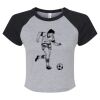 Women's Micro Rib Raglan Baby Tee Thumbnail