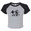 Women's Micro Rib Raglan Baby Tee Thumbnail