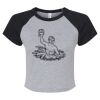 Women's Micro Rib Raglan Baby Tee Thumbnail