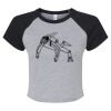 Women's Micro Rib Raglan Baby Tee Thumbnail