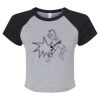 Women's Micro Rib Raglan Baby Tee Thumbnail