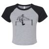 Women's Micro Rib Raglan Baby Tee Thumbnail