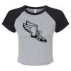Women's Micro Rib Raglan Baby Tee Thumbnail
