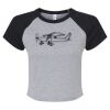 Women's Micro Rib Raglan Baby Tee Thumbnail