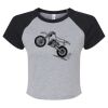 Women's Micro Rib Raglan Baby Tee Thumbnail