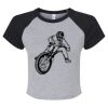 Women's Micro Rib Raglan Baby Tee Thumbnail