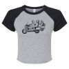 Women's Micro Rib Raglan Baby Tee Thumbnail