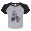 Women's Micro Rib Raglan Baby Tee Thumbnail