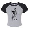 Women's Micro Rib Raglan Baby Tee Thumbnail
