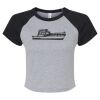 Women's Micro Rib Raglan Baby Tee Thumbnail