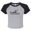 Women's Micro Rib Raglan Baby Tee Thumbnail