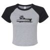 Women's Micro Rib Raglan Baby Tee Thumbnail