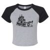Women's Micro Rib Raglan Baby Tee Thumbnail