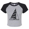 Women's Micro Rib Raglan Baby Tee Thumbnail