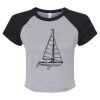 Women's Micro Rib Raglan Baby Tee Thumbnail