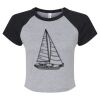 Women's Micro Rib Raglan Baby Tee Thumbnail