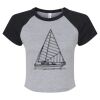 Women's Micro Rib Raglan Baby Tee Thumbnail