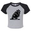 Women's Micro Rib Raglan Baby Tee Thumbnail