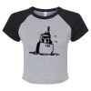 Women's Micro Rib Raglan Baby Tee Thumbnail