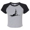 Women's Micro Rib Raglan Baby Tee Thumbnail