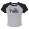 Women's Micro Rib Raglan Baby Tee Thumbnail